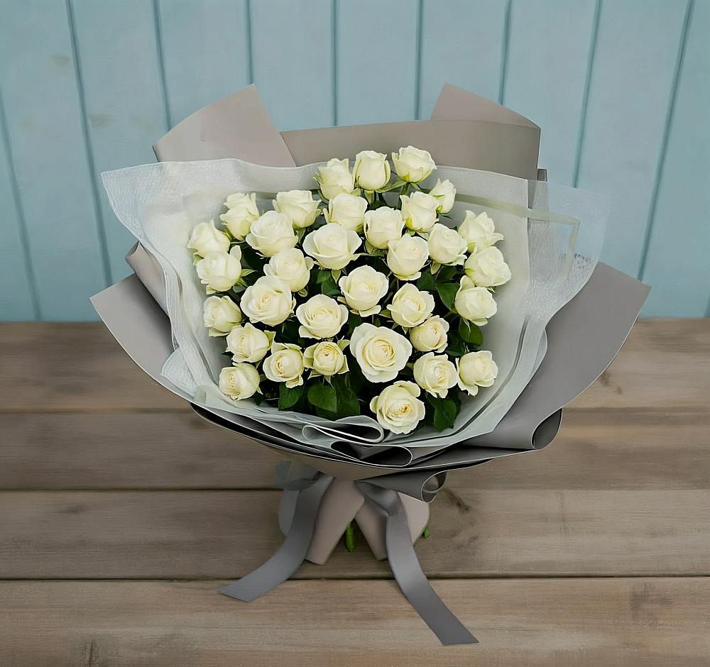 Букет Белоснежная нежность в Мищенском