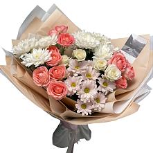 Букет цветов из:  Розы и Хризантемы #REPLACE_PRED# Мищенском