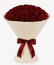 Букет 101 Бордовая роза Блэк Бакарра в Мищенском