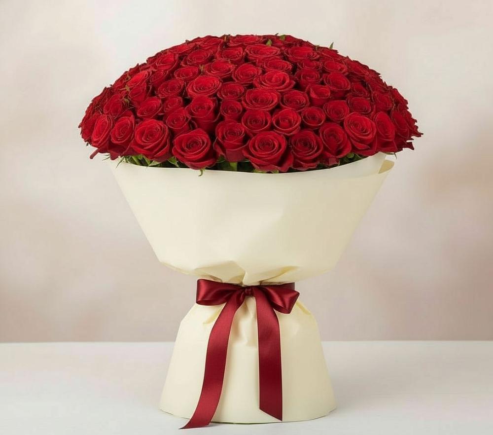 Букет 101 Красная роза Милано в Мищенском