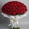 Букет 101 Красная роза Блэк Мэджик в Мищенском