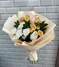 Букет цветов из:  Розы и Хризантемы в Мищенском
