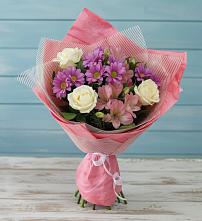 Букет цветов из:  Герберы #REPLACE_PRED# Мищенском