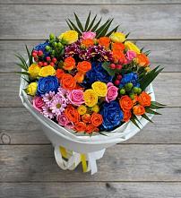 Букет цветов из:  Розы и Хризантемы в Мищенском