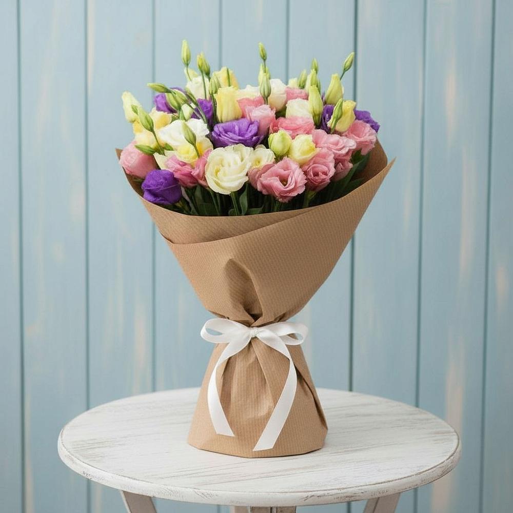 Букет цветов из: Лизиантусы в Мищенском