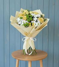 Букет цветов из:  Хризантемы и Розы в Мищенском