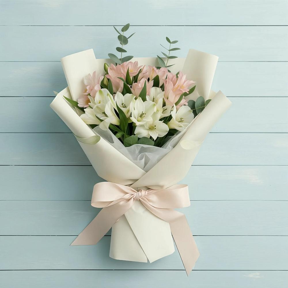 Букет цветов из: Альстромерии в Мищенском