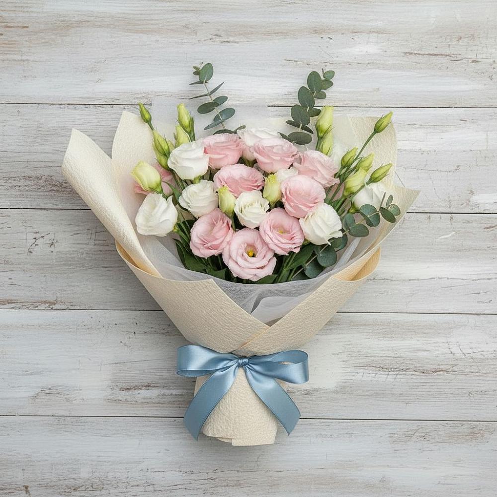 Букет цветов из: Лизиантусы в Мищенском